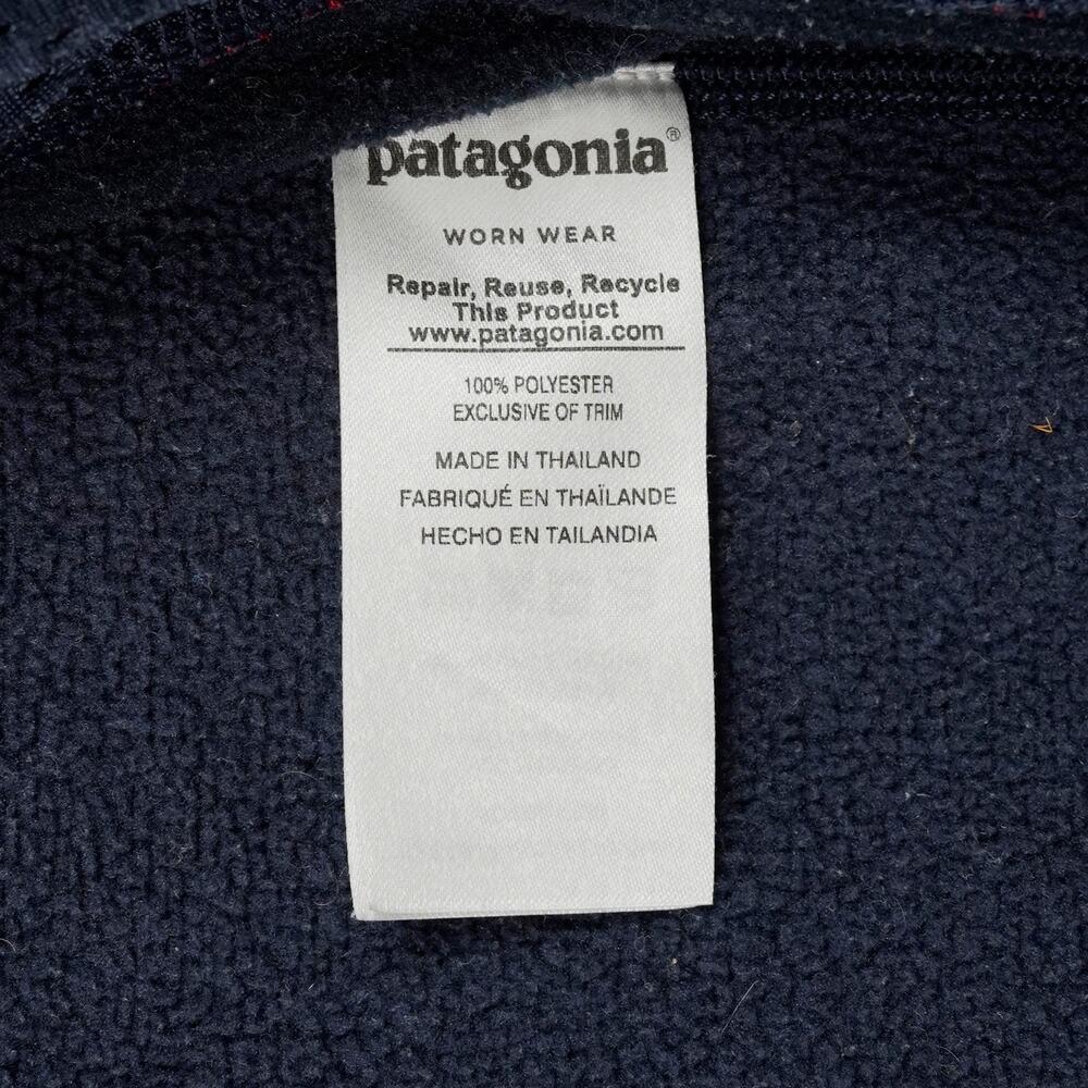 Patagonia Men’s Performance Better Sweater Hoody Blue/Navy Red Zippers Size M - Picture 9 of 12